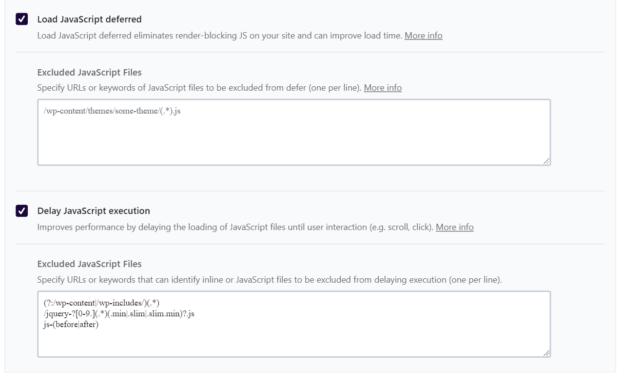 Load JS Deferred and Delay JS execution features