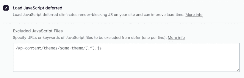 Load JS deferred - WP Rocket
