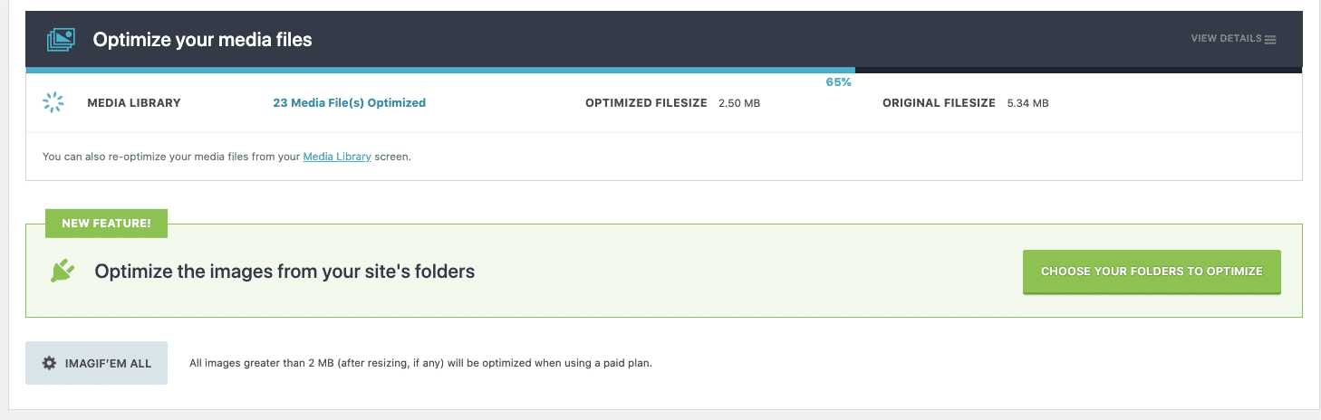 Iamgify - Optimization process 