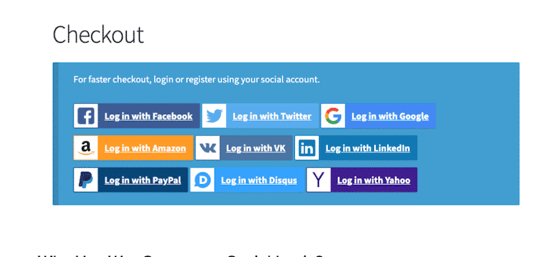 WooCommerce Social Login