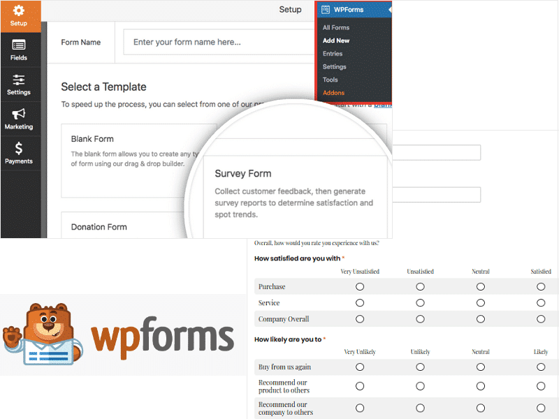 WPForms plugin